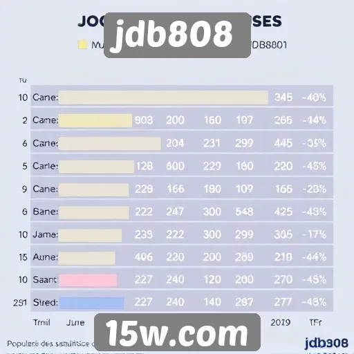 Estatísticas de popularidade dos jogos no jdb808